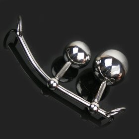 bdsm bondage  double ball chasteté femme