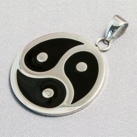 Stainless steel pendant "BDSM Triskel"