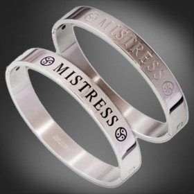 bdsm Armband Schmuck Edelstahl - Geliebte mit BDSM Triskele