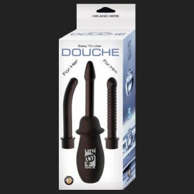 Kit Enema unisex  douche est à usage anal et vaginal avec un G-spot