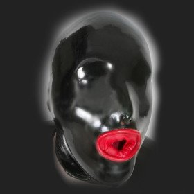  Fétiche Bondage masques en latex pénis condom