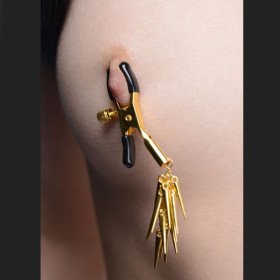 Nipple pliers with gold tips