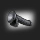 Dildo realistic black - 15 cm