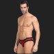 Culotte sexy en dentelle rouge pour hommes