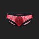 Culotte sexy en dentelle rouge pour hommes