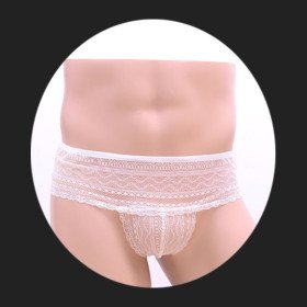 Men's lace underwear