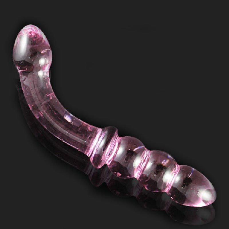 Plug anale di stimolazione vaginale Plug anale di cristallo di perline del dildo anale