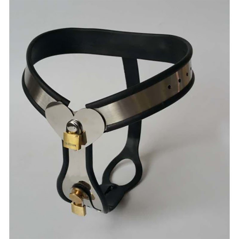 bdsm bondage ceinture chasteté  femme modèle Réglable Model-T en acier inoxydable haut de gamme