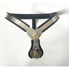 bdsm bondage chastity belt female model Model-T Adjustable stainless steel upscale