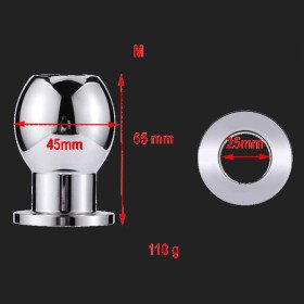 Anus-Dilatator-Plug, Spekulum aus Edelstahl