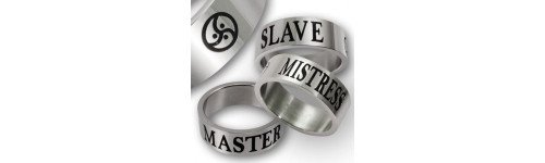 Edelstahlring - Master - Slave-Geliebte BDSM Triskel