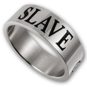 Stainless steel ring - Master - slave-mistress BDSM Triskel